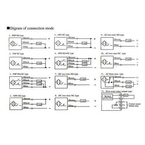 TCO-3040D 6-36V 40mm PNP NC Endktif Mesafe Sensr