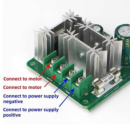 15A 6-90V PWM DC Motor Src Motor Hz Kontrol Modl