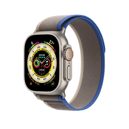 Newface Apple Watch 42mm Trail Kordon - Mavi-Gri