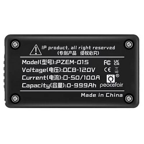 PZEM-015 8-120V 100A Voltmetre Ampermetre - Batarya Kapasite Yneticisi