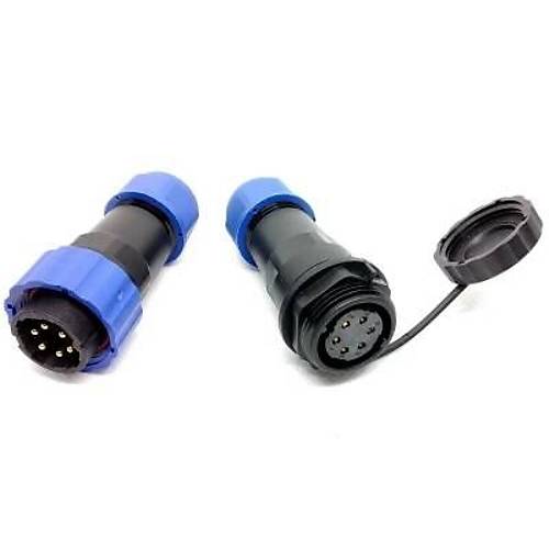 SD20 7 Pin 20mm Su Geirmez Konnektr Takm