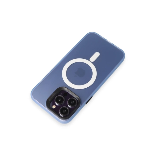 Joko iPhone 14 Pro Klf Mateks Magsafe Kapak - Sierra Blue