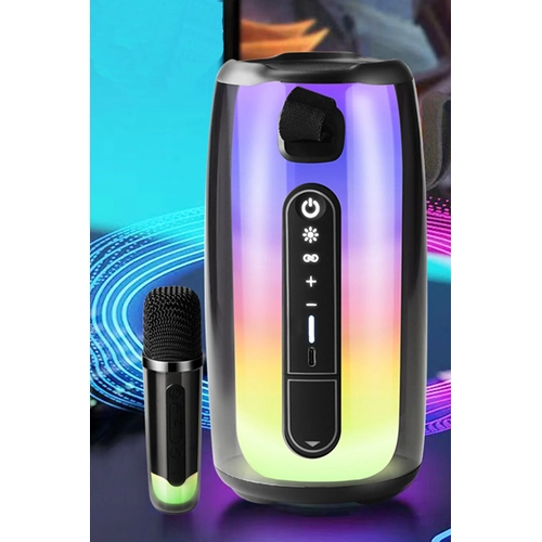 Newface Pluse 7 Mikrofonlu RGB Kablosuz Hoparlr - Beyaz