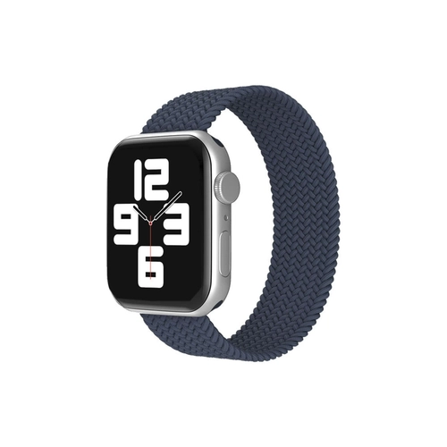 Newface Apple Watch 38mm Ayarl Solo Silikon Kordon - Lacivert
