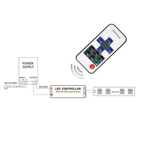 Kumandal erit Led Kontrol Devresi 12A