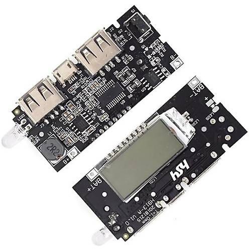 ift USB kl Ekranl Powerbank Kart - Lipo arj Devresi