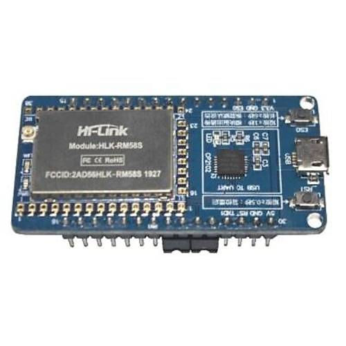 HLK-RM58S Seri/UART 2.4G/5G WIFI+BLE Gelitirme Kiti