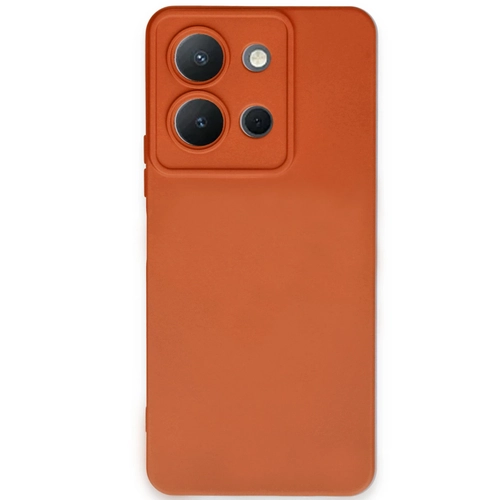 Newface Vivo Y36 Klf Nano ii Kadife Silikon - Turuncu