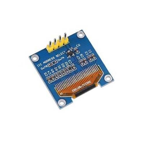 0.96'' 128x64 Oled Grafik Lcd Ekran - Sar/Mavi