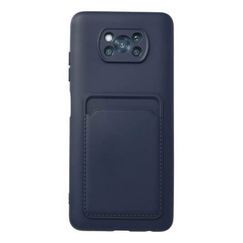 Newface Xiaomi Pocophone X3 Klf Kelvin Kartvizitli Silikon - Lacivert