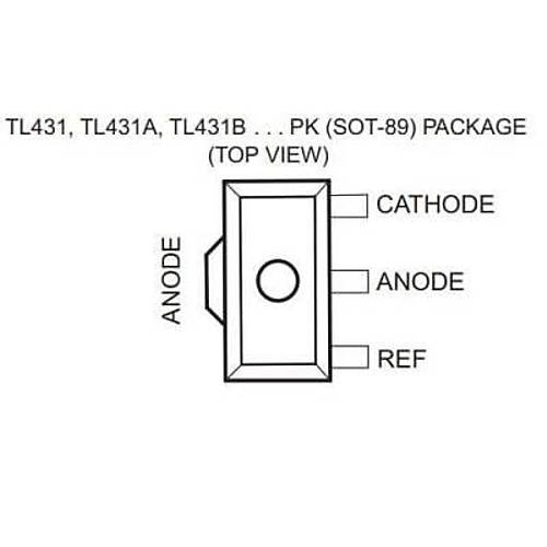 TL431 SOT-89 Entegre