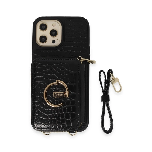 Joko iPhone 13 Pro Klf Ermes Kapak - Siyah