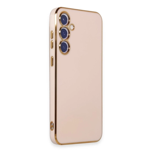 Newface Samsung Galaxy S23 FE Klf Volet Silikon - Pembe