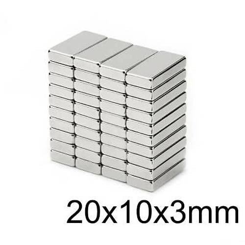 20X10x3mm Neodyum Gl Mknats - Neodim Magnet