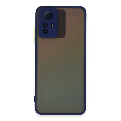 Newface Xiaomi Redmi Note 12S Klf Montreal Silikon Kapak - Lacivert