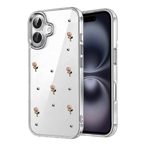 Newface Apple iPhone 16 Plus Fiyonk Desenli Kapak - Desen 6