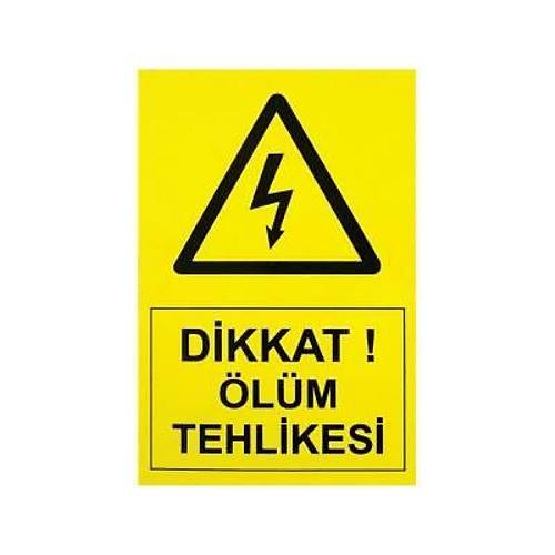 IS-T3 Tehlike Etiketi 10x7cm (Yksek Voltaj)