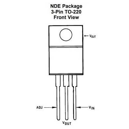 LM317HVT TO-220 Lineer Voltaj Regülatörü