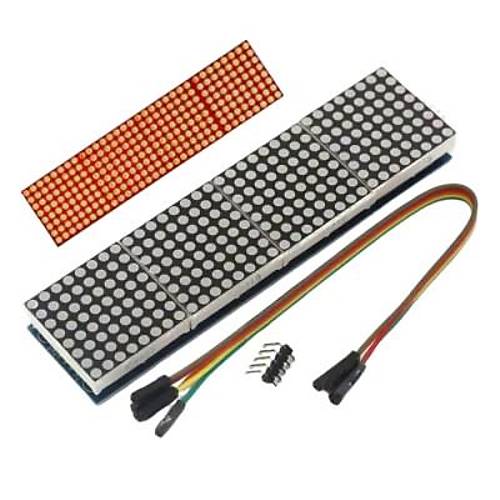 Max7219 4-in-1 Dot Matrix Modl - Krmz