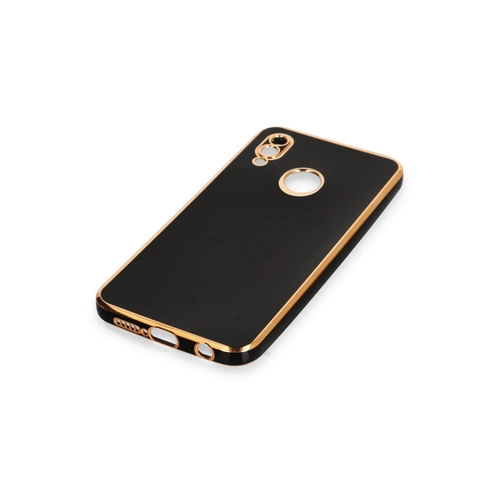 Newface Huawei P20 Lite Klf Volet Silikon - Siyah