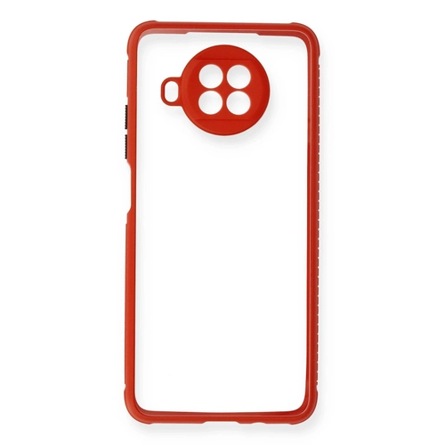 Newface Xiaomi Redmi Note 9 Pro 5G Klf Miami effaf Silikon - Krmz