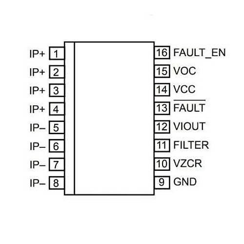 ACS710 25A SOIC-16 Smd Akm Sensr Entegresi