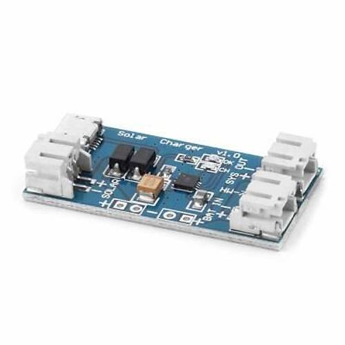 Solar Panel ile Lipo Pil arj Modl 500ma