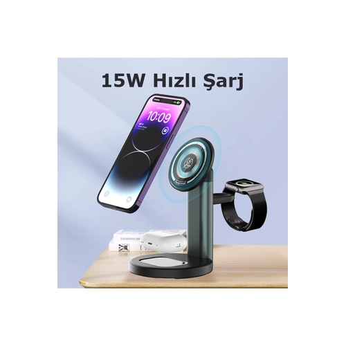Newface S36-A 3in1 Kablosuz arj Masast Set - Siyah