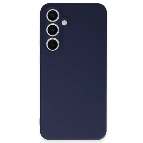 Newface Samsung Galaxy S24 FE Klf Nano ii Kadife Silikon - Lacivert