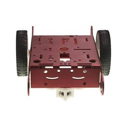 2wd mBot Alminyum Ara Kiti - Krmz (Motor ve Tekerlek Dahil)