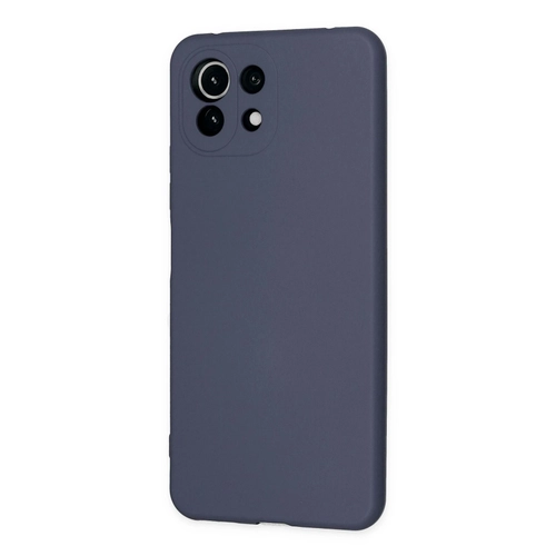 Newface Xiaomi M 11 Lite Klf Nano ii Kadife Silikon - Gri