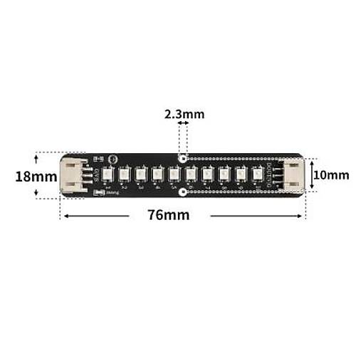 WS2812 NeoPixel Stick - 10'lu RGB Led Modülü