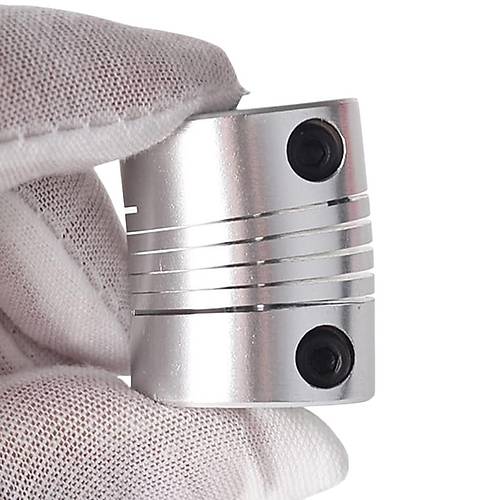 6.35x8mm Esnek Kaplin Alminyum 3D Yazc CNC Uyumlu