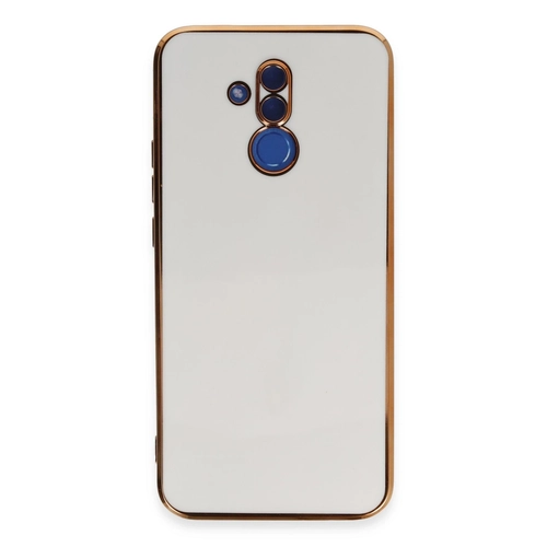 Newface Huawei Mate 20 Lite Klf Volet Silikon - Beyaz