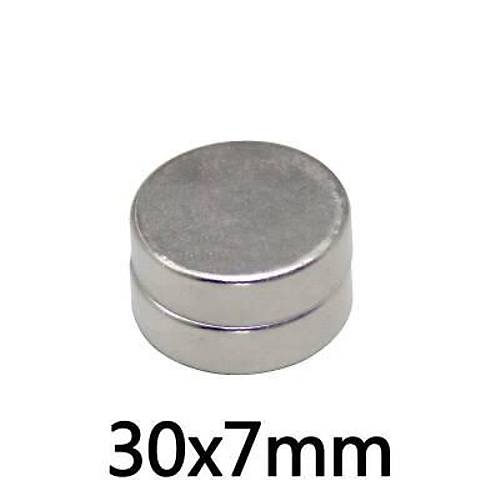 30X7mm Neodyum Gl Mknats - Neodim Magnet
