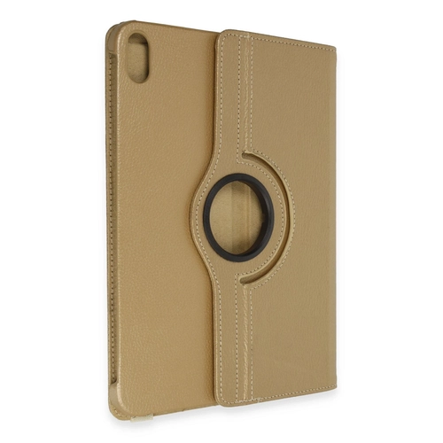 Newface iPad 2022 10.9 (10.nesil) Klf 360 Tablet Deri Klf - Gold