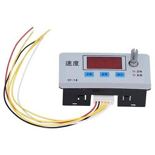 YF-18 Dijital Gstergeli Step Motor Hz Kontrol Cihaz 8-24V DC