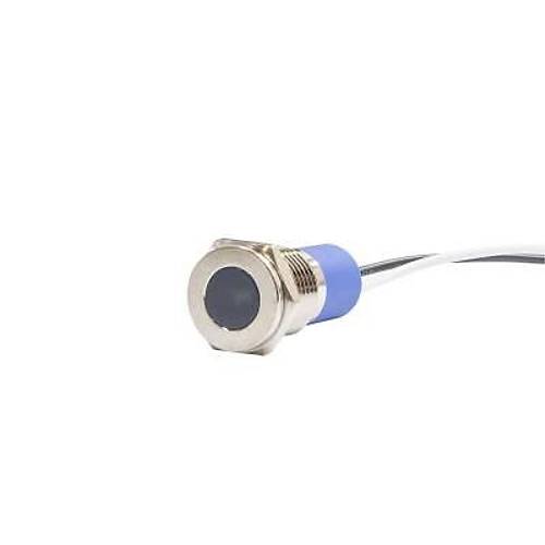 12mm 24v Mavi Led Metal Kablolu Sinyal Lambas IP67 GQ12T-B