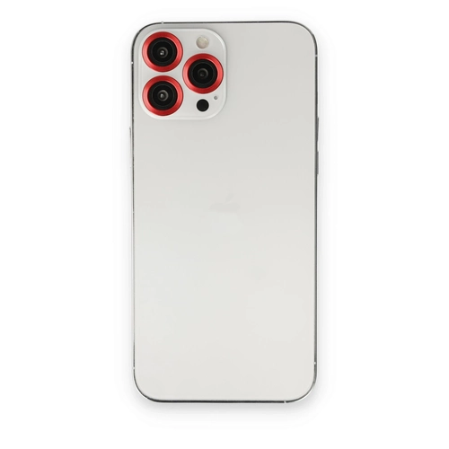 Newface iPhone 14 Pro Max Metal Kamera Lens - Krmz