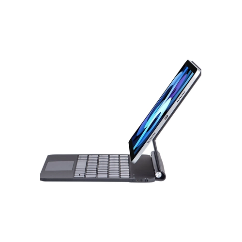 Newface iPad Pro 12.9 (2022) Klf X9 Magic Manyetik Klavyeli Tablet Klf - Siyah