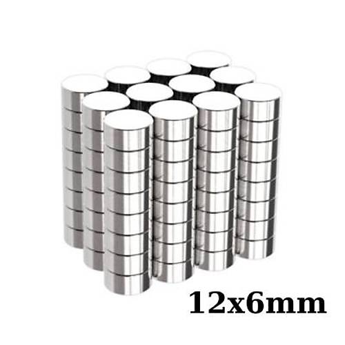 12x6mm Neodyum Gl Mknats - Neodim Magnet