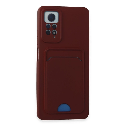 Newface Xiaomi Redmi Note 12 Pro 4G Klf Kelvin Kartvizitli Silikon - Bordo
