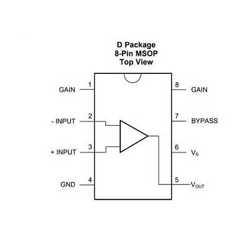 LM386 SOIC-8 Amplifikatör Ses Entegresi