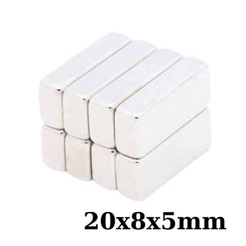 20x8x5mm Neodyum Gl Mknats - Neodim Magnet