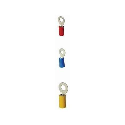 RV1.25-3 0.50-1.50 mm Krmz Yuvarlak Tip zoleli Kablo Ucu 10 Adet