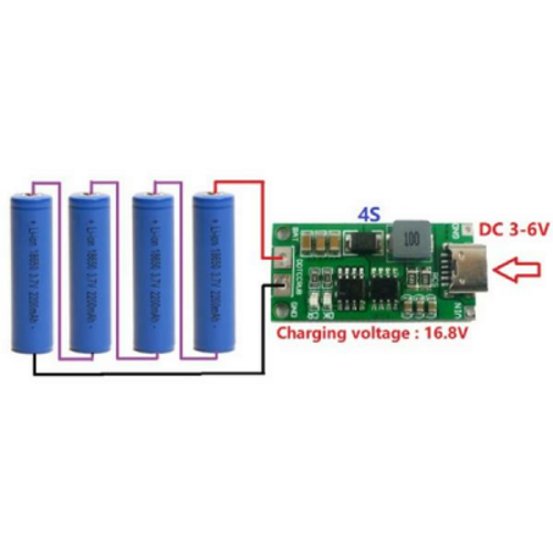 4S 16.8V 4A Li-ion & Lipo Pil arj Devresi