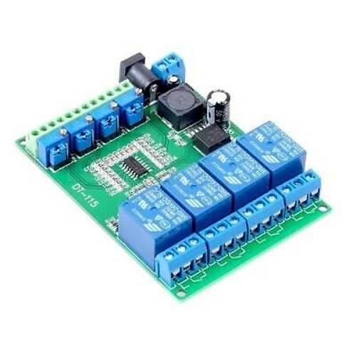 DC 24V 4-Kanal LM393 Voltaj Karlatrc Rle Modl