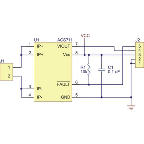 ACS711EX Akm Sensr -15.5A / +15.5A