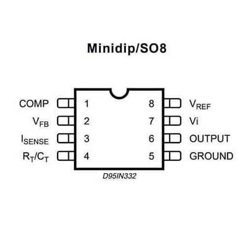 UC2845 SMD SOIC-8 Entegre