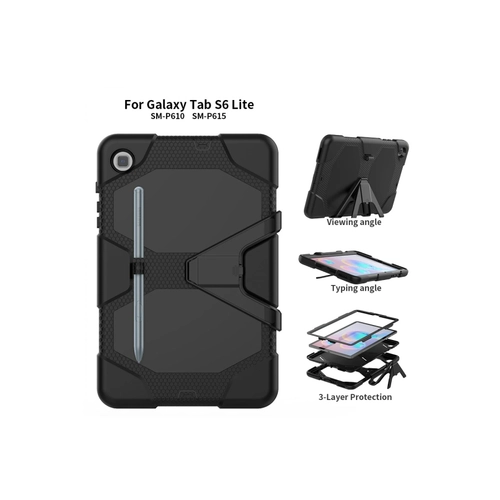 Newface Samsung Galaxy T500 Tab A7 10.4 Klf Griffin Tablet Kapak - Siyah
